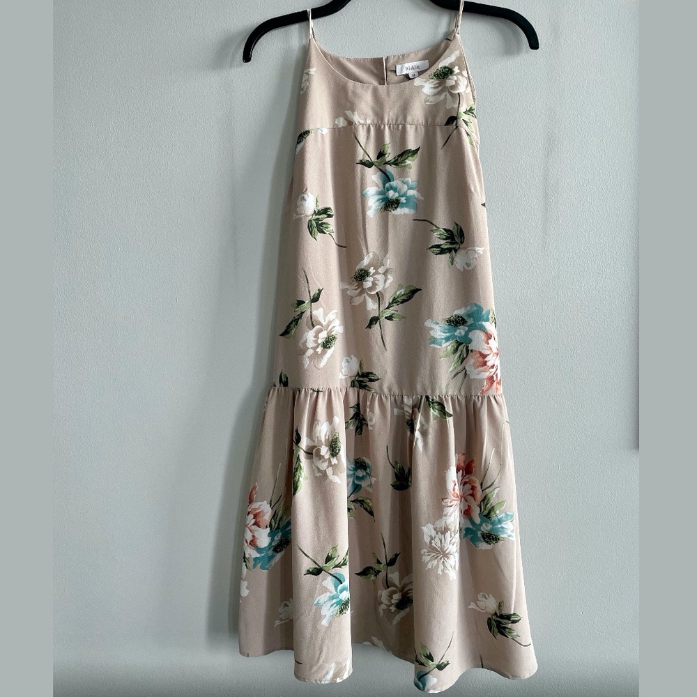 Wishlist Nude Floral Dress - M